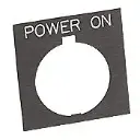 2400-510 Power On Legend Plate