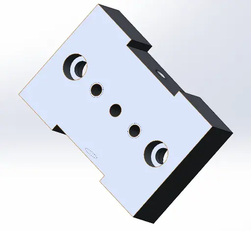[2400-106A] MP-2000-0012 BOTTLE CLAMP BRACKET-ALUMINUM