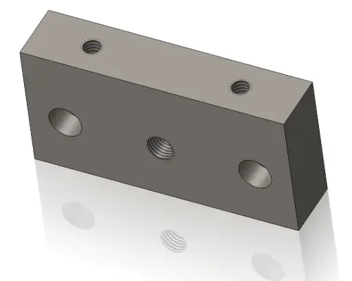 [2400-073] MP-2000-0013 FINGER CLAMP MNTG. BLOCK