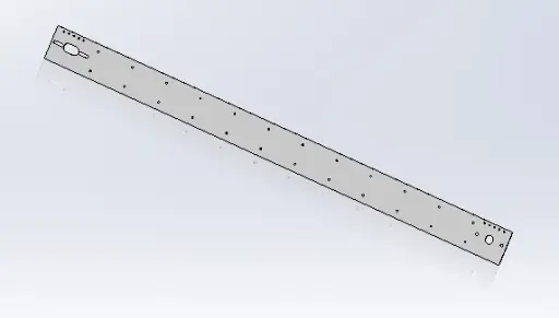 [MP-1000-0008 (2600-018) Conveyor Side Plate] MP-1000-0008 (2600-018) Conveyor Side Plate